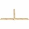 Ekena Millwork Eugene Rough Sawn Timber Gable Bracket, Douglas Fir, 108"W x 58"H x 4"D x 6"F, 13/12 Pitch GBW108X58X0406EUG00RDF - alternate 3